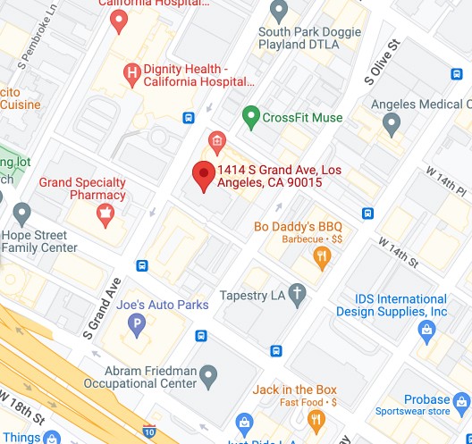 Downtown LA map